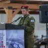 IDF Central Command Chief Maj.-Gen. Avi Bluth addresses a change-of-command ceremony for the military's 99th Division, July 15, 2026.