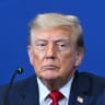 US President Donald Trump looks on as he attends the Pennsylvania Defense and Innovation Summit at the US Army War College in Carlisle, Pennsylvania, on July 15, 2026.