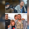 Tiago Avila, a Brazilian citizen and leading pro-Palestinian activist, next to Greta Thunberg, in front of the Global Sumud Flotilla in June 2025. In the top photo, he is seen paying his last respects at the funeral of Hezbollah Secretary General and terrorist leader Hassan Nasrallah.