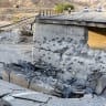 A heavily-damaged bridge which was hit by a US strike is pictured along the road connecting Roudan and Bandar Abbas in southern Iran on July 18, 2026.