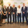 Leading figures at the conference