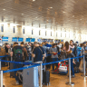 Israelis at Ben Gurion Airport.