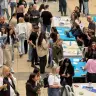 The waiters and gardeners returned, the high-tech workers stayed home. Job fair