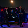 US Secretary of State Marco Rubio walks from a vehicle before departing from Joint Base Andrews in Maryland on July 19, 2026.