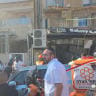 United Hatzalah volunteers respond to a partial building collapse on Jerusalem's KKL Street, July 20, 2026.
