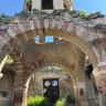 In need to repair - the funeral hall of the Chisinau Jewish cemetry.