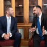  Rabbi Zamir Isayev attends a religious freedom forum held on Capitol Hill, July 2026.