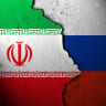 Russia and Iran flags.