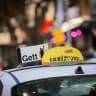 A Gett taxi in Ramat Gan. November 17, 2024.