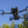 A DJI Mini 5 Pro drone flies at low altitude during an operator training session on July 22, 2026 in Estoril, Portugal; Illustrative.