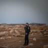Israel Police stands guard near Ramallah.