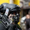 A PALESTINIAN gunman takes part in the funeral of someone killed by IDF troops during clashes, near Kalkilya in the West Bank, in 2023.