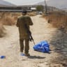 Israeli security forces at the scene of a stabbing attack near the Israeli settlement of Alon Moreh, in the West Bank, July 23, 2026
