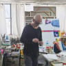 Leo Ray in his south Tel Aviv studio.
