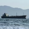 A ship off the port of Aden, where traffic remained steady after the Iran-aligned Houthis said their forces had carried out missile and drone strikes on Saudi oil tankers, in Aden, Yemen, July 23, 2026. 
