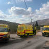 Magen David Adom paramedics respond to a shooting near Gilad Farm, West Bank, July 24, 2026.