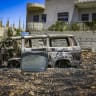 The damage following an attack by Israeli settlers in the village of Tell, near the West Bank city of Nablus, July 25, 2026.
