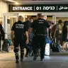 Police officers at Ben-Gurion Airport
