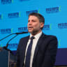 Finance Minister and Religious Zionist Party head Bezalel Smotrich at the primary count, Jerusalem, July 26, 2026.