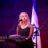 Vivian Aisen, newly appointed to be abassador to Colombia, was previously the ambassador to Macedonia. She is seen here speaking at a joint Israeli-Macedonian event.