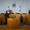 President of the Supreme Court Isaac Amit arrives for a hearing on petitions alleging flaws in the legislative process of the Communications Bill at the Supreme Court in Jerusalem, July 13, 2026; Illustrative.