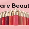 Rare Beauty products displayed as the Selena Gomez-founded cosmetics brand launches in Israel through the Be Pharm chain.
