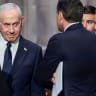 Israeli Prime Minister Benjamin Netanyahu, US Defense Secretary Pete Hegseth and other officials on the day of the funeral service for late US Senator Lindsey Graham (R-SC) at Washington National Cathedral in Washington, DC,July 28, 2026. 