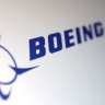 Boeing logo is seen in this illustration taken July 26, 2025. 