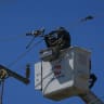 Illustrative: Workers from the Israel Electric Corporation repair power lines damaged by a rocket fired by Hezbollah into Moshav Netu’a near the Israeli border with Lebanon, March 8, 2026.