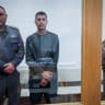 Barkat Abu Issa, accused of of breaking into an apartment and raping a woman in Gedera, arrives for a court hearing at the court in Lod, on February 23, 2023.