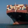 A ship remains anchored on May 16, 2026 in the Strait of Hormuz near Larak Island, Iran; Illustrative.