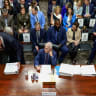 Anthony Fauci, the former Director of the National Institute of Allergy and Infectious Diseases (NIAID) and medical advisor to several U.S. presidents, attends a U.S. Senate Homeland Security and Governmental Affairs Committee on Capitol Hill in Washington, D.C., U.S., July 29, 2026.