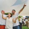 An illustrative image of people celebrating life.