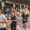 THOUSANDS OF RUNNERS take part in the Tel Aviv Night Run, Oct. 2025.