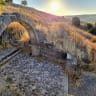 Sunrise at Dir Aziz, a fourth-century synagogue in the Golan Heights.