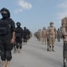 Members of the Islamic Revolutionary Guard Corps (IRGC) attend an exercise in southern Iran, in this handout image obtained on February 16, 2026.