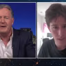 Piers Morgan interviews Austin Franco, a Cornell University undergraduate who went viral after telling a job interviewer he was "not interested in working for a Jew," on July 28, 2026.