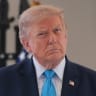 US President Donald Trump looks on on the day he makes an announcement on Freedom Haulers, an initiative to open pathways for military veterans to become commercial truck drivers, during an event at the White House in Washington, DC, US, July 30, 2026. 