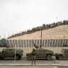 Spanish military personal patrol as migrants try to cross the border barrier with Morocco to enter Spain's north Africa's Ceuta enclave on July 31, 2026. 