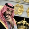 Crown Prince and Prime Minister of the Kingdom of Saudi Arabia Mohammed bin Salman looks on during a meeting with US President Donald Trump (not pictured) in the Oval Office of the White House in Washington, DC on November 18, 2025.