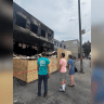 Outside of Nöam, kosher Montreal restaurant, which was targeted in a suspected arson attack, August 2, 2026.