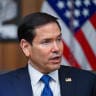 US Secretary of State Marco Rubio speaks during a cabinet meeting at Camp David in Thurmont, Maryland, US, July 31, 2026.