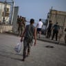 MIGRANTS HEAD back to Morocco after crossing into Ceuta by sea amid mass crossings of migrants on foot and by sea from Morocco into Spanish territory, in Ceuta, in 2026.