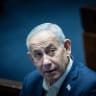 Israeli Prime Minister Benjamin Netanyahu attends a vote at the plenum hall of the Knesset, the Israeli parliament in Jerusalem, on July 16, 2026.