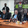 Defense Minister Israel Katz attends an emergency conference for the Forum for Judaizing the Galilee on August 2, 2026.