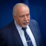 Yisrael Beiteinu party chairman MK Avigdor Lieberman leads a faction meeting at the Knesset, the Israeli parliament in Jerusalem, on July 6, 2026.