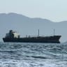 A ship off the port of Aden, where traffic remained steady after the Iran-aligned Houthis said their forces had carried out missile and drone strikes on Saudi oil tankers, in Aden, Yemen, July 23, 2026.