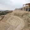 People visit Herodion National Park at the site in the West Bank, on January 9, 2023.