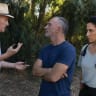 AVI NESHER (left) directs Shalom Michaelshwilli and Magi Azarzar in ‘Our Loves.’