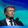 President of the Supreme Court Isaac Amit speaks during a swearing-in ceremony for newly admitted lawyers in Jerusalem, July 28, 2026.